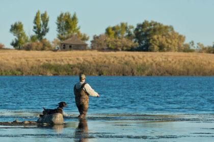 Texas alligator hunting and duck hunting in marshlands with Fin and Fowl Outfitters
