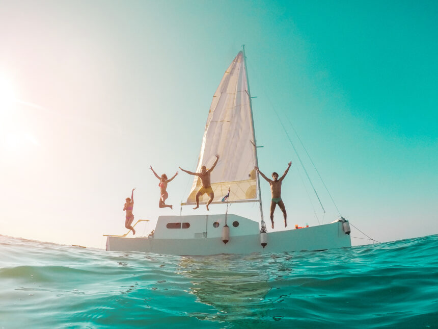 Florida boat rentals Marco Island - 26ft deck boat cruising local waters