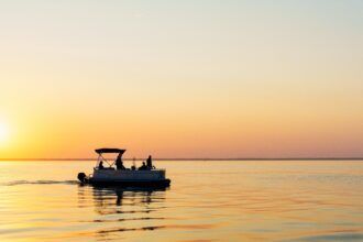 Pontoon Charters exploring Shell Island, Panama City, F